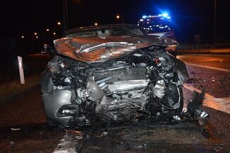 Nie ustąpił pierwszeństwa. Kierowca uderzył w audi