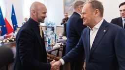 Rafał Brzoska na spotkaniu z premierem