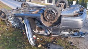 Poranny wypadek na ulicy Ogrodowej w Chełmie 