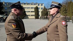 Płk Marcin Zawodniak (z prawej)