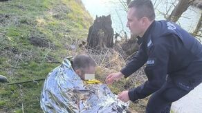 Niepełnosprawny wędkarz wpadł do rzeki. Pomoc przyszła na czas
