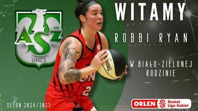 Robbi Ryan przenosi się do Polskiego Cukru AZS UMCS Lublin