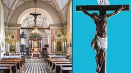 Rzeźba ukrzyżowanego Chrystusa należy do najstarszych w Lublinie. Pochodzi z początków XVII wieku