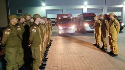 Lubelscy strażacy gaszą pożary w Biebrzańskim Parku Narodowym