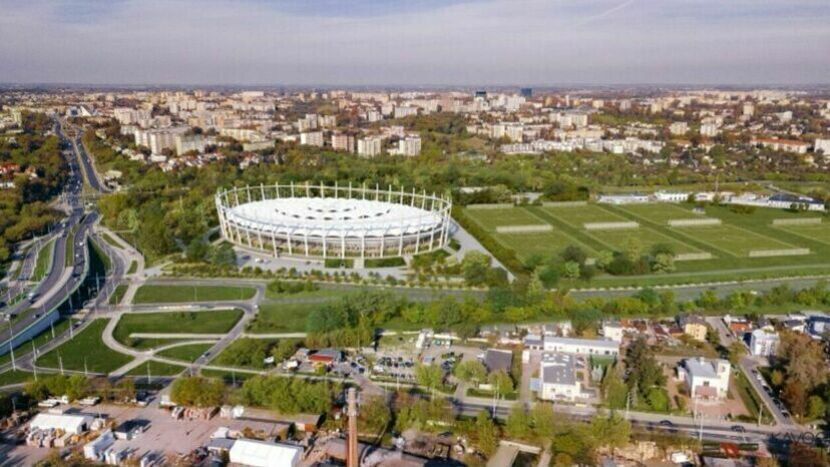 Render nowego stadionu