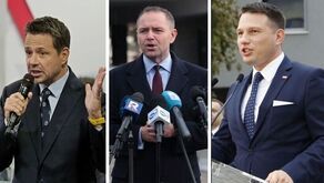 Rafał Trzaskowski, Karol Nawrocki i Sławomir Mentzen