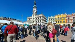 Początek maja w Zamościu to zawsze tłumy turystów