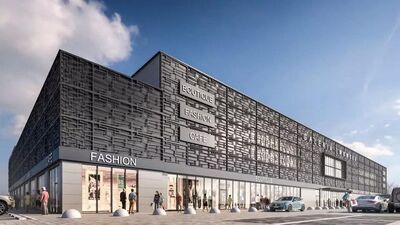 Wizualizacja Galerii Lwowskiej w miejscu po dawnym Tesco 