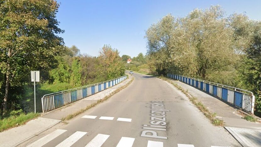 Most na Bystrzycy w ciągu ulicy Pliszczyńskiej