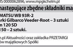 komunikat Miejskiego Przedsiębiorstwa Gospodarki Komunalnej w Chełmie
