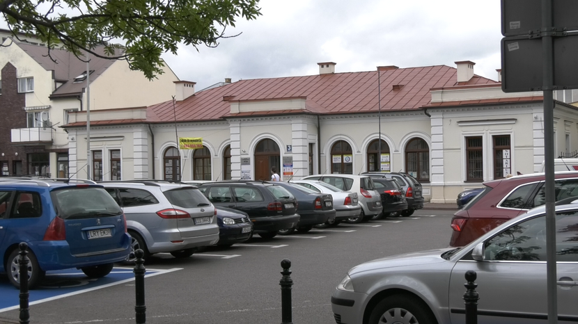 Plac Narutowicza w Łukowie