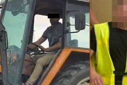 Ukradł ciągnik i zatrąbił przed komisariatem
