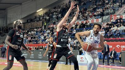 Fragment meczu we Włocławku