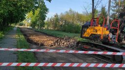 Remont drogi powiatowej w Ortelu Królewskim 