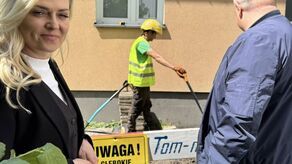 Prace budowlane ruszyły w poniedziałek. Burmistrz Majewska poinformowała o tym w mediach społecznościowych