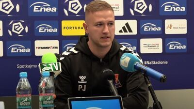 Przemysław Jasiński zastępował w sobotnim meczu Mateusza Stolarskiego, który pauzował za czerwoną kartkę