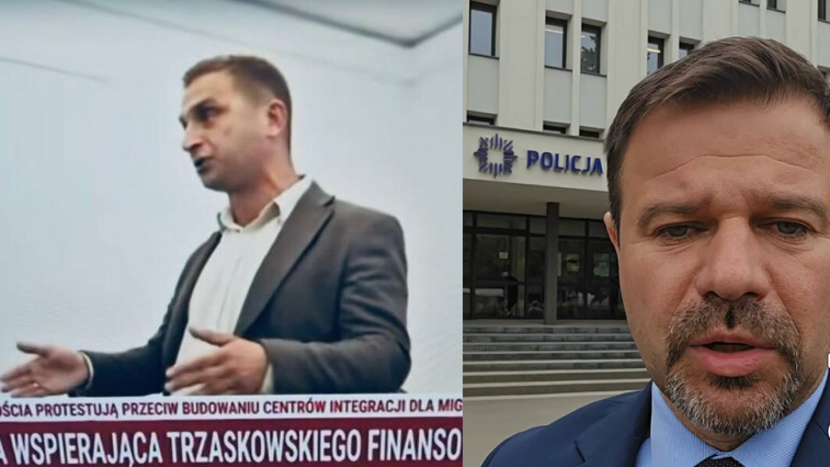 W sprawie obecności Roberta Bąkiewicza, który na antenie TV Republika nadawał materiał na żywo z Zamościa zawiadomienie o możliwości popełnienia przestępstwa złożył dzisiaj prezydent Zamościa Rafał Zwolak