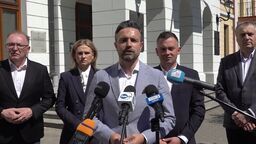 Briefing prezydent Michała Litwiniuka 