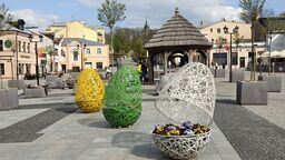 Plac dr. E. Łuczkowskiego - miejsce spotkań Chełmian w centrum miasta 