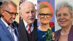 Od lewej Janusz Grobel, Ignacy Czeżyk, Halina Jarząbek i Anna Kędziora - zasłużeni puławscy samorządowcy za tydzień otrzymają honorowe odznaczenia miasta Puławy