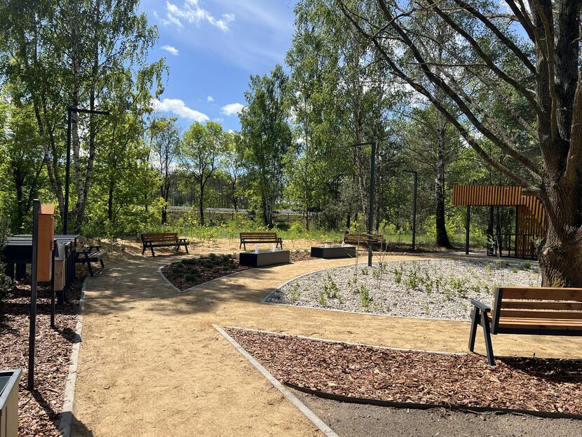 Park kieszonkowy przy Akademii Bialskiej w Białej Podlaskiej