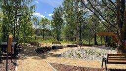 Park kieszonkowy przy Akademii Bialskiej w Białej Podlaskiej