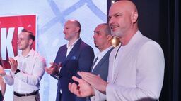 Wojciech Kamiński (pierwszy z prawej) poprowadził PGE Start Lublin do wicemistrzostwa Polski