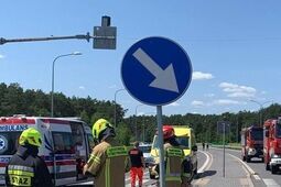 Zderzenie w Chodlu. Wśród poszkodowanych 9-letnie dziecko