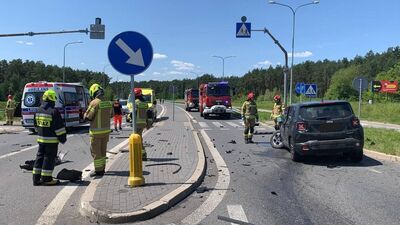 Zderzenie w Chodlu. Wśród poszkodowanych 9-letnie dziecko