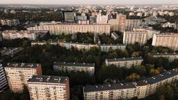 Osiedla LSM widziane z lotu ptaka