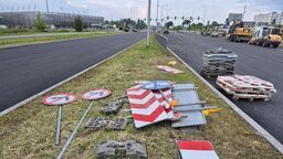 Zakończone w weekend prace są elementem ostatniego etapu przy inwestycji przedłużenia ul. Lubelskiego Lipca '80