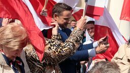 Rafał Trzaskowski na wiecu w Lublinie