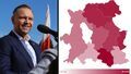 Rozkład poparcia dla Karola Nawrockiego w gminach powiatu puławskiego