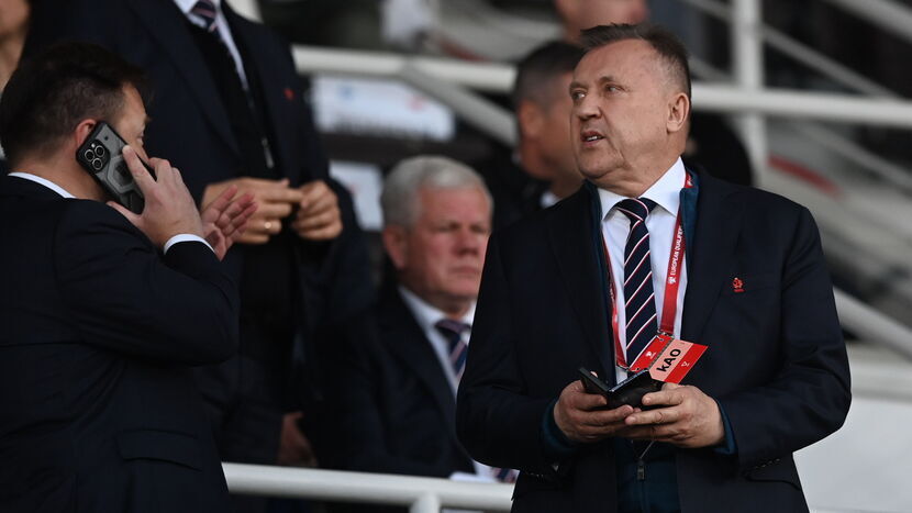 Cezary Kulesza spotkał się z selekcjonerem Michałem Probierzem<br />
<br />
