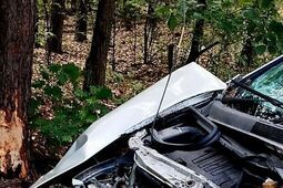 Poważny wypadek w Firleju. Motocyklista w szpitalu po zderzeniu z osobówką