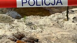 Do czasu przyjazdu saperów policja zabezpieczała teren