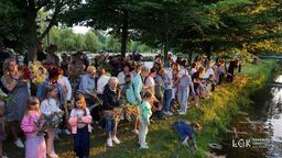 Wianki popłynęły Krzną. Tradycyjnie i słowiańsko w Łukowie