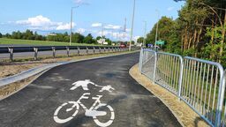 Brakujący fragment ścieżki rowerowej w Sławacinku Starym już uzupełniony