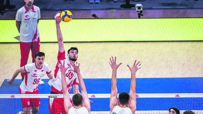 Atakujący Bogdanki LUK Lublin Kewin Sasak zaprezentował się z bardzo dobrej strony w pierwszym turnieju Ligi Narodów