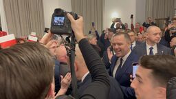 Karol Nawrocki na spotkaniu z wyborcami w Zamościu. Odwiedził miasto pod koniec stycznia