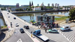 Most na granicy polsko-niemieckiej w Słubicach