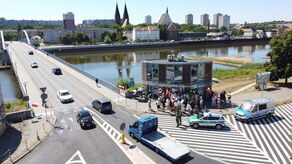 Most na granicy polsko-niemieckiej w Słubicach