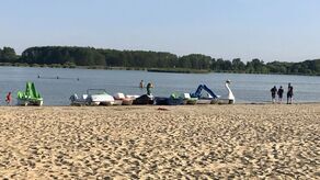 Zalew miejski w Zamościu. W tym roku, podobnie jak w poprzednim, decyzją rady miasta sezon kąpielowy nad akwenem trwa od pierwszego dnia wakacji do końca sierpnia