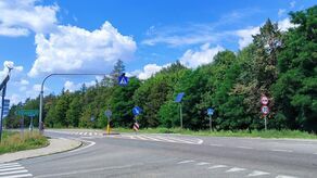 Skrzyżowanie na DK2 w Styrzyńcu 