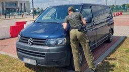 Wartość odzyskanego Volkswagena na przejściu granicznym w Zosinie to niemal 110 tys. zł