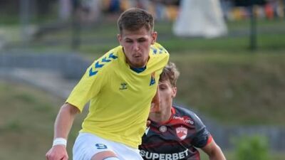 Karol Czubak strzelił w sobotę swoje pierwsze gole dla Motoru Lublin