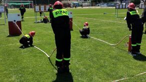 Wyrosną z nich prawdziwi strażacy? Młodzieżowe drużyny konkurowały w Szczebrzeszynie