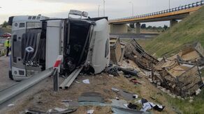 Wypadek w Elizówce. Zablokowany węzeł Lublin-Rudnik