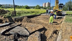 Prace na ulicy Filaretów w Lublinie
