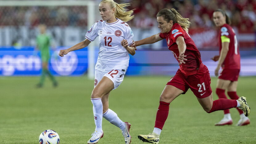Paulina Tomasiak (z  prawej) zaliczyła niezły występ w mistrzostwach Europy